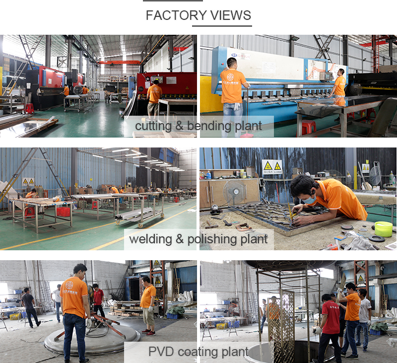 factory views of chinese room divider