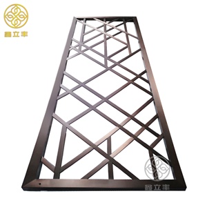 Red bronze room dividers factory