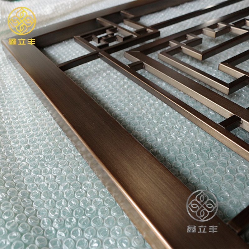 Red bronze stainless steel room dividers manufacture