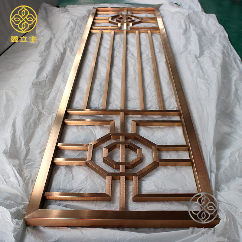 Rose gold commercial room dividers factory