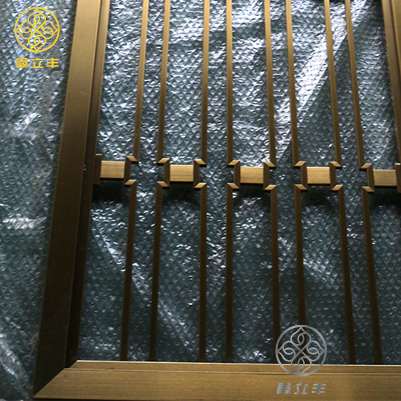 Champagne gold door partition factory