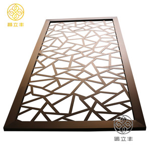 Rose gold dcorative room dividers factory