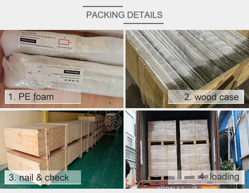 packing of stainless steel square edge tile trim