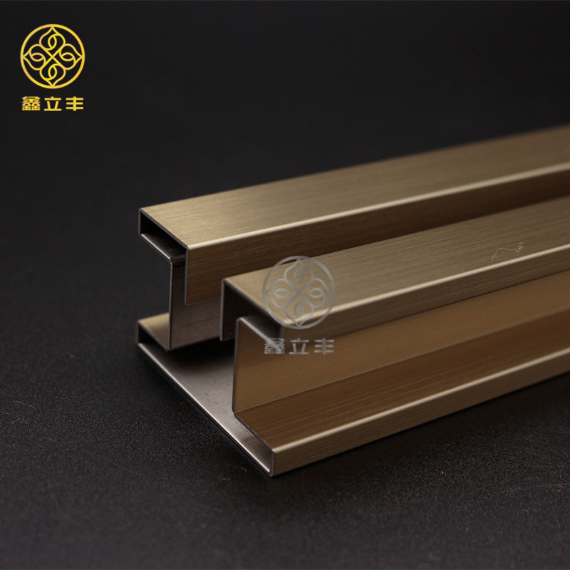 Promotional Various Durable Using Stainless Steel Metal Strip Edge Gold Trim